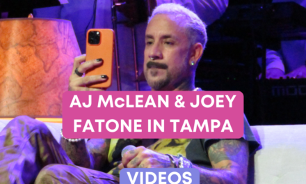 Videos: AJ McLean & Joey Fatone in Tampa